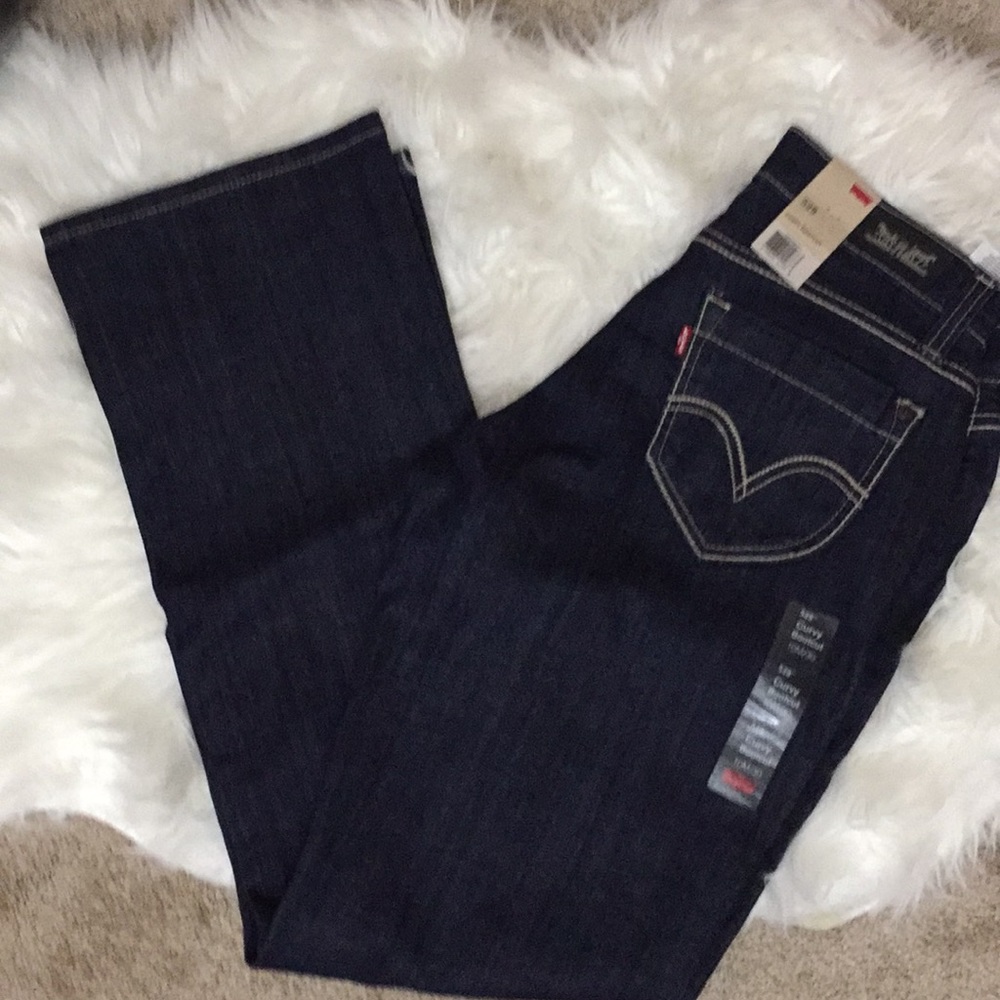 Levi's 529 Bootcut Curvy Jeans in Dark Wash
